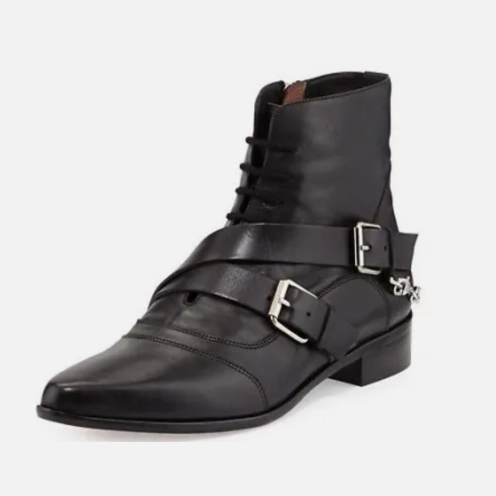 Tabitha Simmons Black Ankle Boots Byron Size 40 / Fits Like 8.5 9 9.5